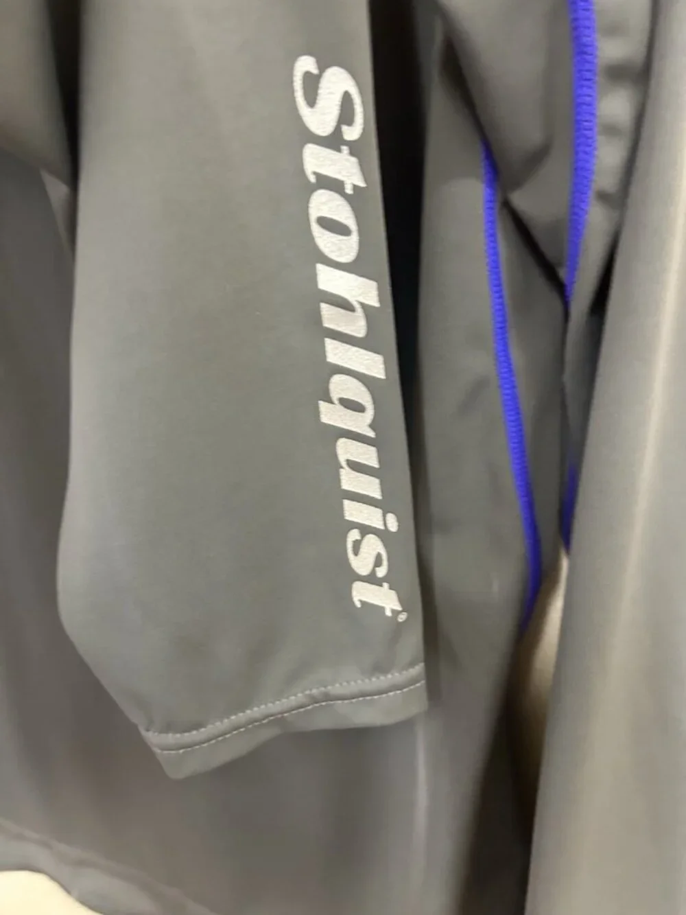 Stohlquist Mens Rashguard Gray Water Wear UPF 50+ Long Sleeve Shirt Mens Size M